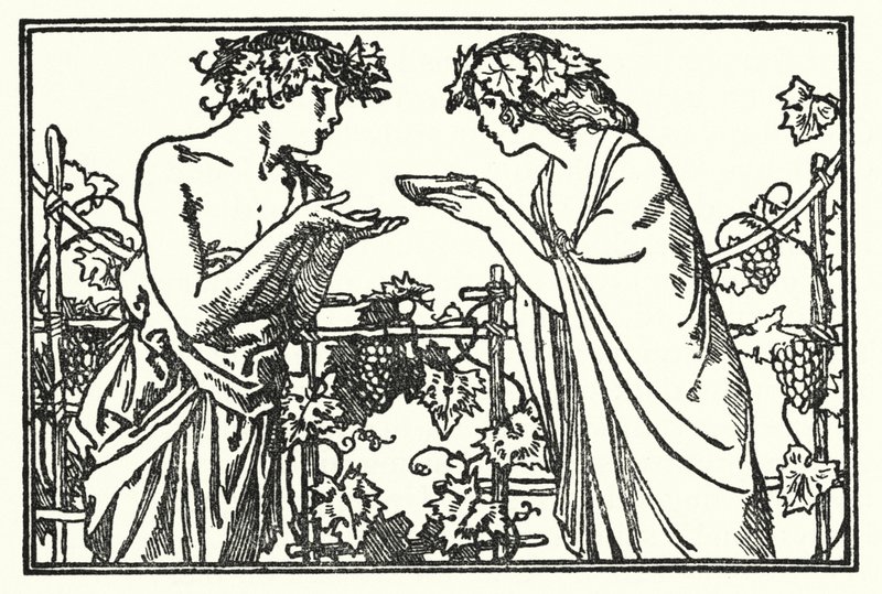 Ilustrace k básním od Johna Keatse: Endymion (litho) od Robert Anning Bell