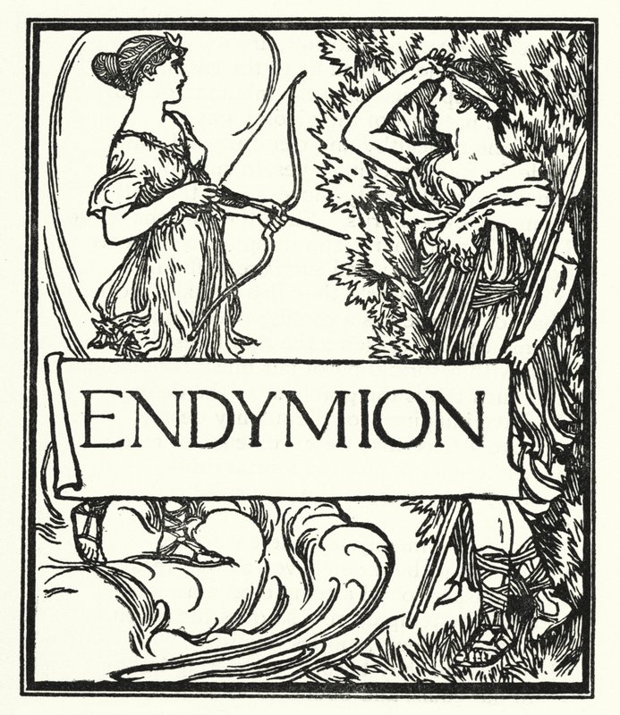 Ilustrace k básním od Johna Keatse: Endymion (litho) od Robert Anning Bell