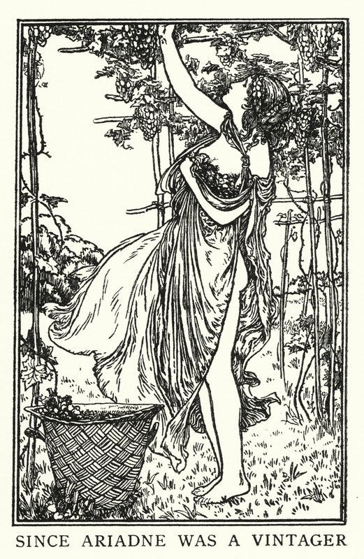 Ilustrace k básním od Johna Keatse: Endymion (litho) od Robert Anning Bell