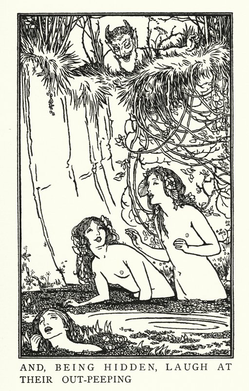 Ilustrace k básním od Johna Keatse: Endymion (litho) od Robert Anning Bell