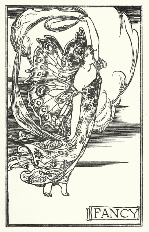 Ilustrace k básním od Johna Keatse: Fancy (litho) od Robert Anning Bell