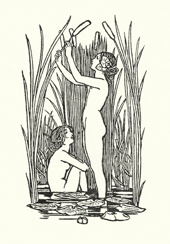 Ilustrace k básním od Johna Keatse: Lamia (litho) od Robert Anning Bell