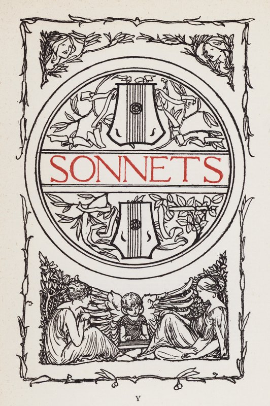 Ilustrace k básním od Johna Keatse: Sonety (litho) od Robert Anning Bell