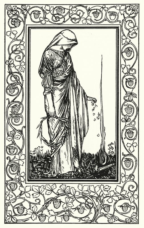 Shelley: Adonais (litografie) od Robert Anning Bell