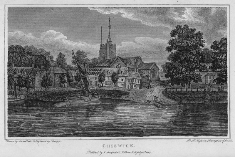 Chiswick (rytina) od Robert Blemell (after) Schnebbelie