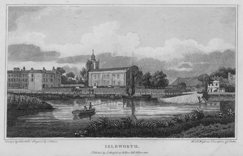 Isleworth (rytina) od Robert Blemell (after) Schnebbelie