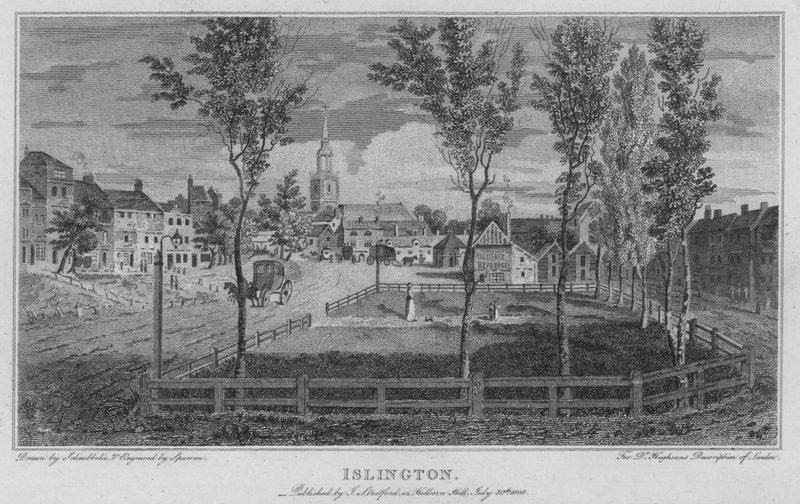 Islington (rytina) od Robert Blemell (after) Schnebbelie