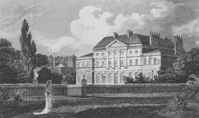 Lansdowne House, Berkeley Square, Londýn (rytina) od Robert Blemell (after) Schnebbelie