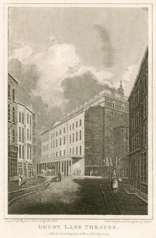 Divadlo Drury Lane, Londýn od Robert Blemell Schnebbelie