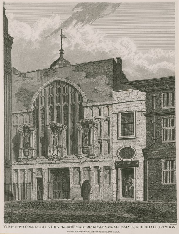 Pohled na Collegiate Chapel of St Mary Magdalen and All Saint