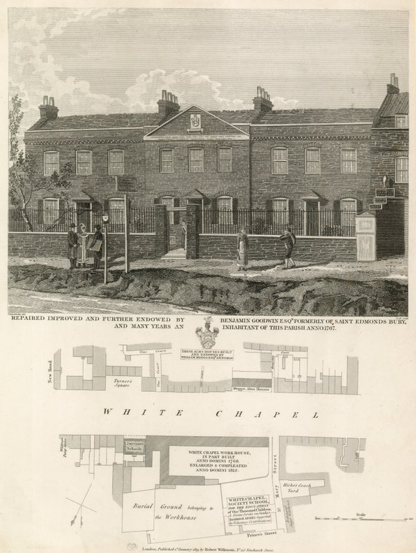 Whitechapel Society School, Londýn od Robert Blemell Schnebbelie