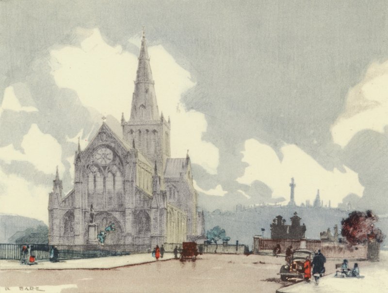 Glasgow: (barevná litografie) od Robert Eadie