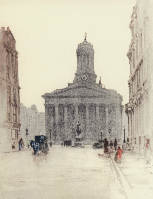 Glasgow: (barevná litografie) od Robert Eadie