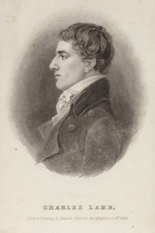 Portrét Charlese Lamba od Robert Hancock