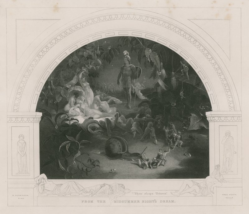 Tam spí Titanie ze Snu noci svatojánské od Robert Huskisson