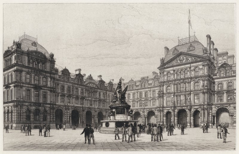 The Exchange, Liverpool (lept) od Robert Kent (after) Thomas