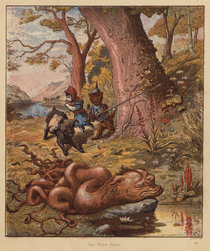 The Kitten Pilgrims: The Worm Lenh (barva lito) od Robert Michael Ballantyne