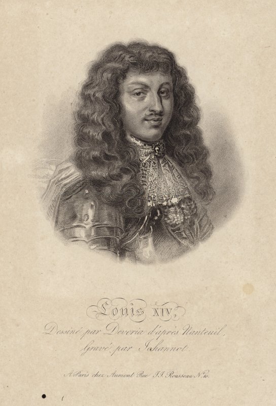 Portrét krále Ludvíka XIV od Robert Nanteuil