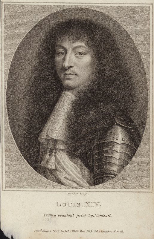 Portrét francouzského krále Ludvíka XIV. od Robert Nanteuil