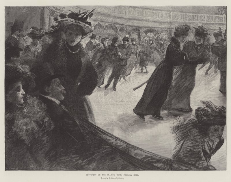Znovuotevření kluziště, Niagara Hall od Robert Ponsonby Staples