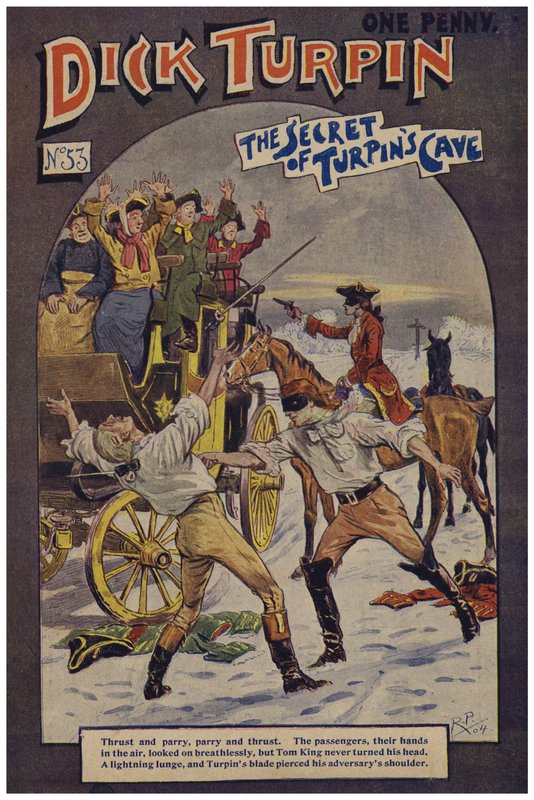 Dick Turpin (barevné lito) od Robert Prowse Jnr