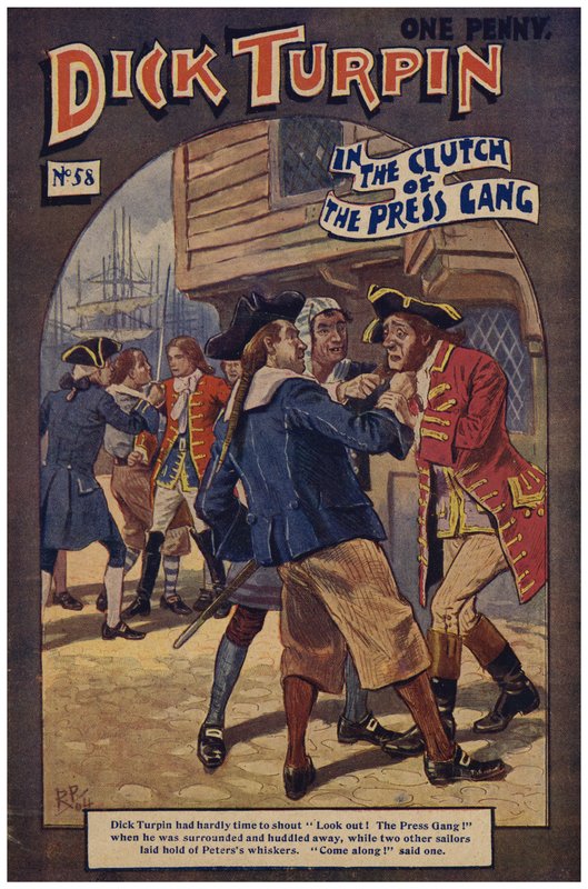 Dick Turpin (barevné lito) od Robert Prowse Jnr
