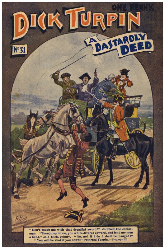 Dick Turpin (barevné lito) od Robert Prowse Jnr