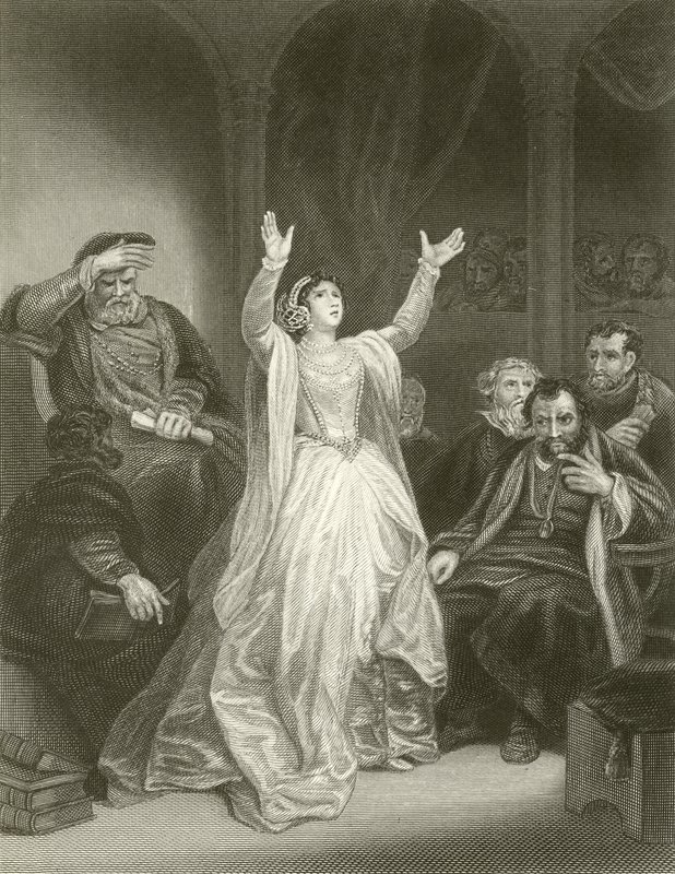 Odsouzení Anny Boleynové od Robert Smirke