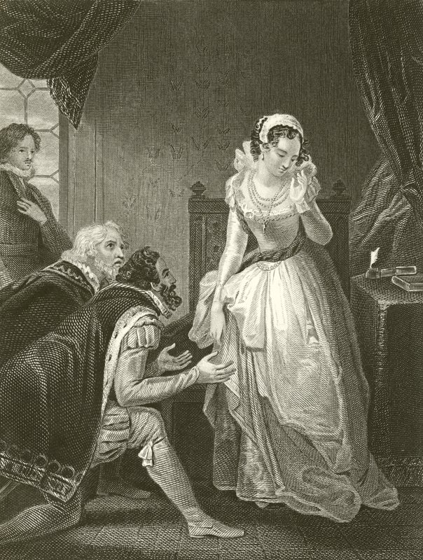 Lady Jane Grey odmítá korunu od Robert Smirke