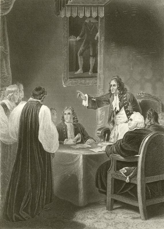 Biskupové před Tajnou radou 1688 od Robert Smirke