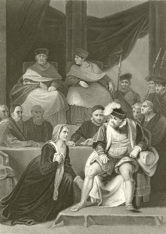 Soud s manželstvím Jindřicha VIII od Robert Smirke
