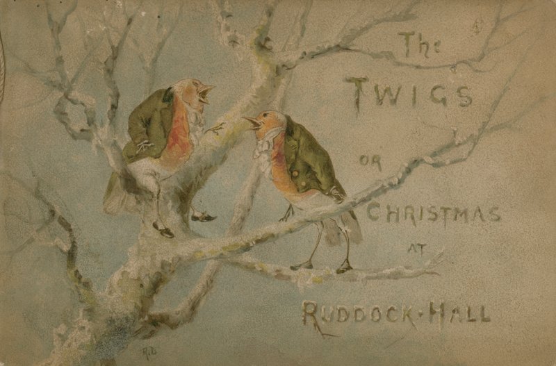 Ilustrace k filmu Větvičky aneb Vánoce v Ruddock Hall od Robert after Dudley