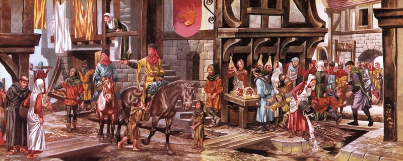 Za časů našich předků: London Town od Ron Embleton