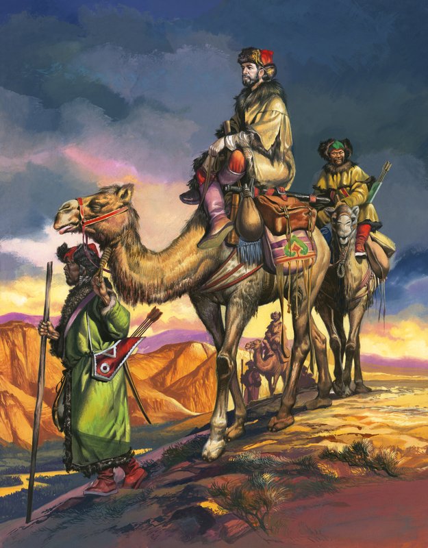 Marco Polo přes perské pouště od Ron Embleton