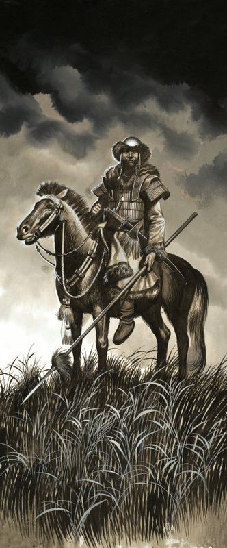 Mongolský válečník od Ron Embleton
