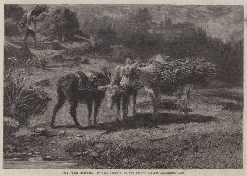 Tři bratři od Rosa Bonheur