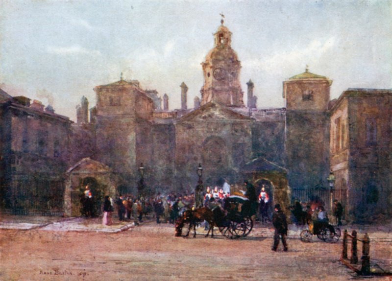 Výměna stráží, Whitehall od Rose Maynard Barton