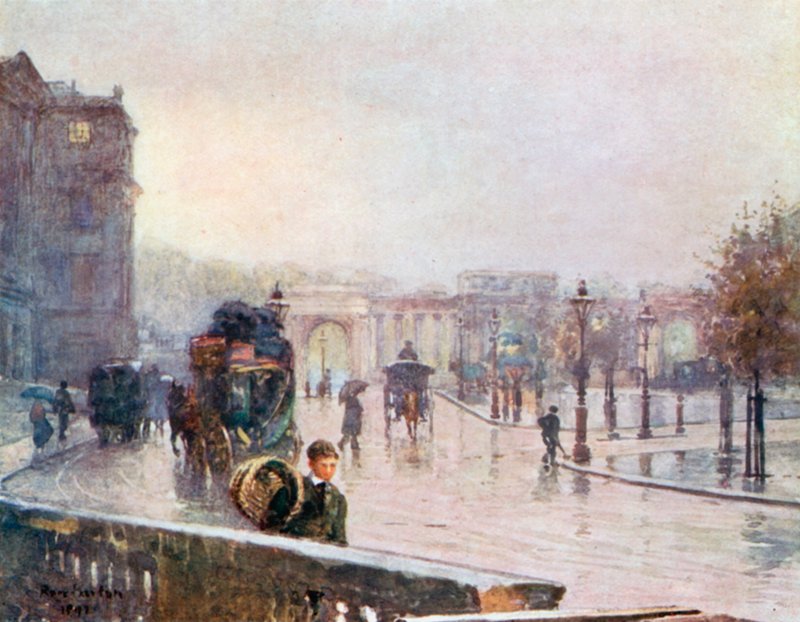 Hyde Park Corner: Mokrý den od Rose Maynard Barton