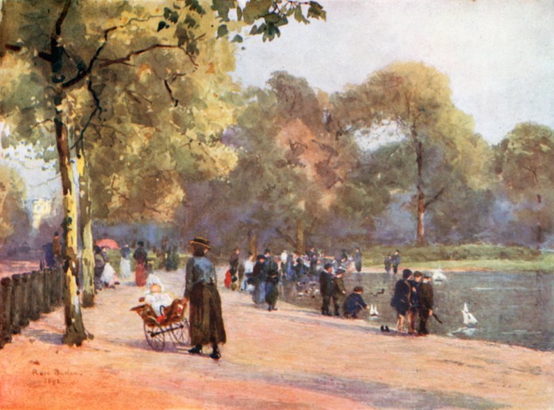 Plachetnice na Serpentine od Rose Maynard Barton