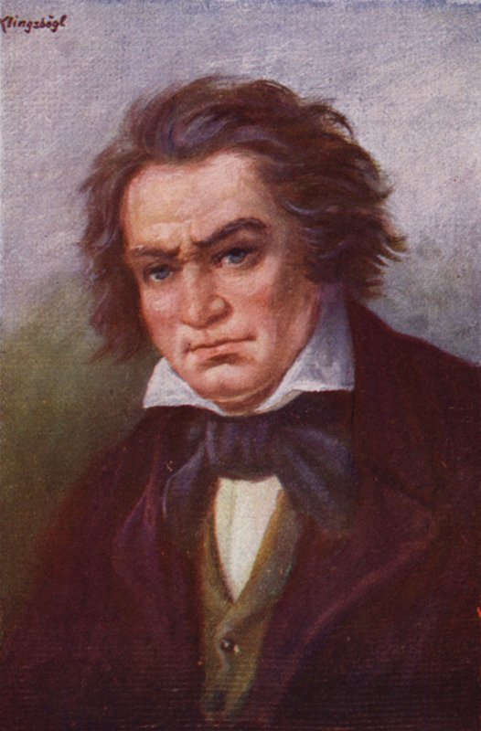 Beethoven (barva lito) od Rudolf Klingsbogl