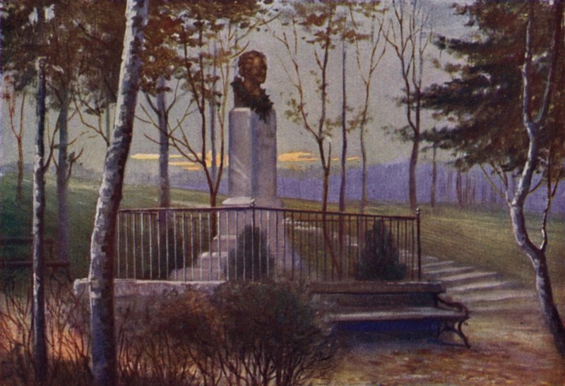 Beethovengang (barva litho) od Rudolf Klingsbogl