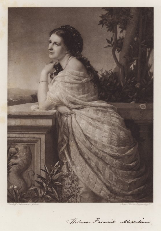 Helen Faucit, Lady Martin (litho) od Rudolf Lehmann