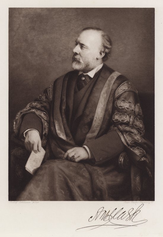 Sir Andrew Clark (litho) od Rudolf Lehmann