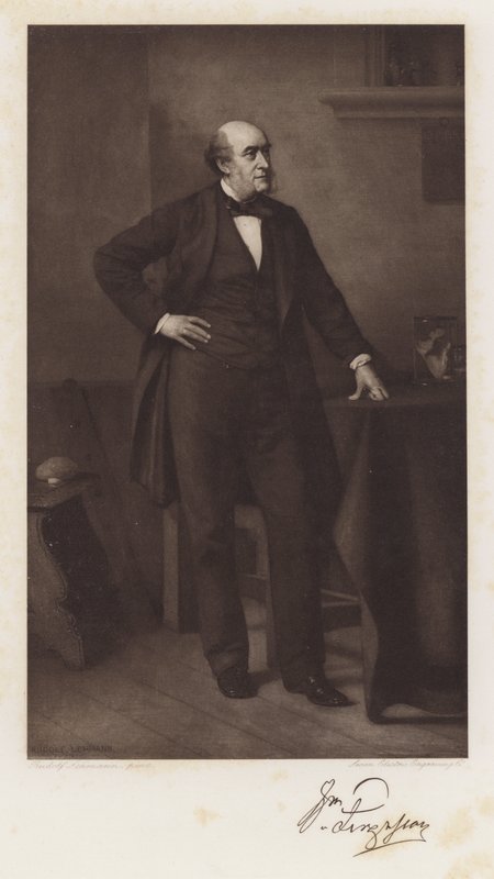 Sir William Fergusson (litho) od Rudolf Lehmann