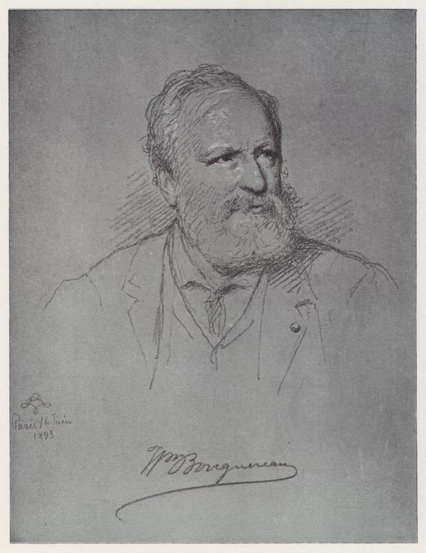William Adolphe Bouguereau (litho) od Rudolf Lehmann