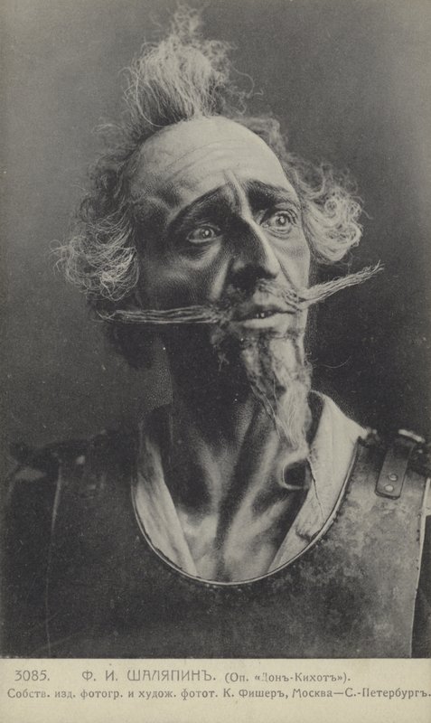 Feodor Chaliapin, ruský operní pěvec, v roli Dona Quijota od Russian Photographer