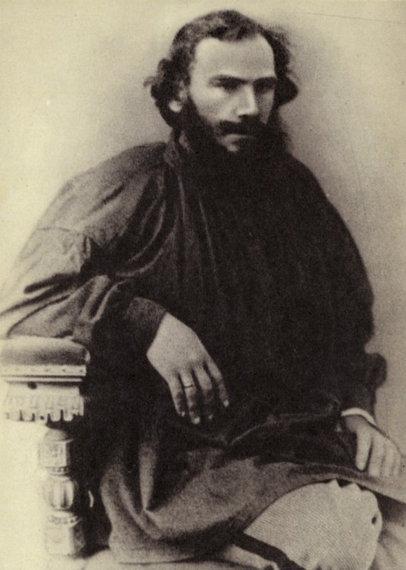 L N Tolstoj, Moskva, 1868 od Russian Photographer