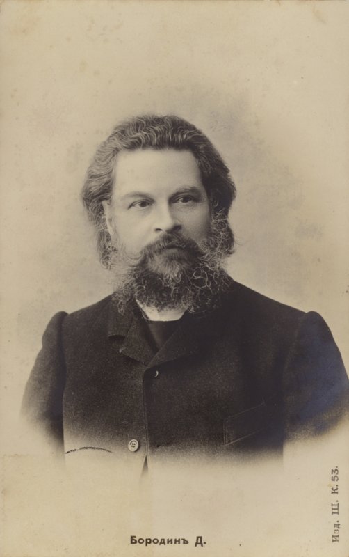 Alexander Porfiryevich Borodin , ruský skladatel (1833-1887) od Russian Photographer