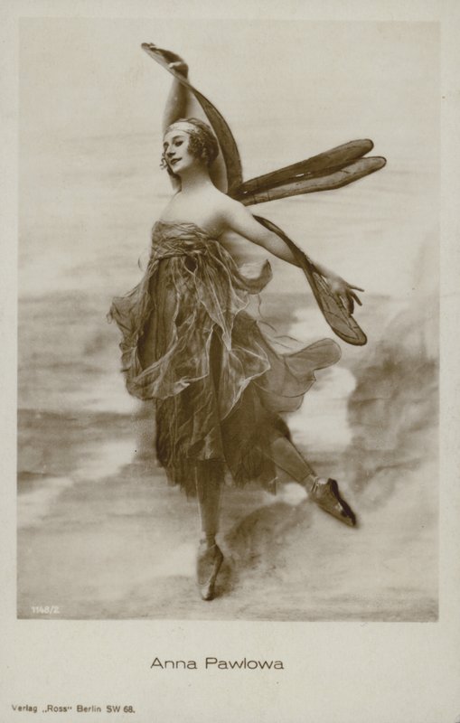 Anna Pavlova, ruská primabalerína (č/b foto) od Russian Photographer