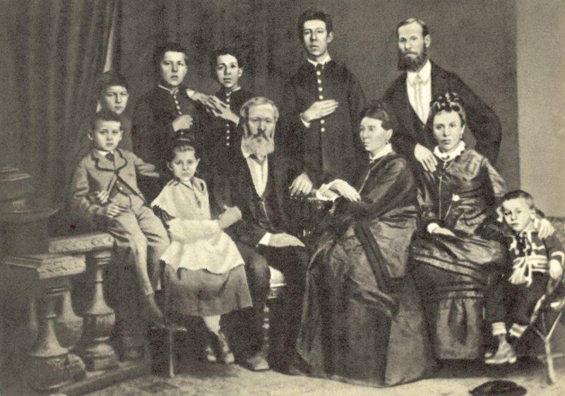 Anton Čechov a jeho rodina, Taganrog, Rusko od Russian Photographer
